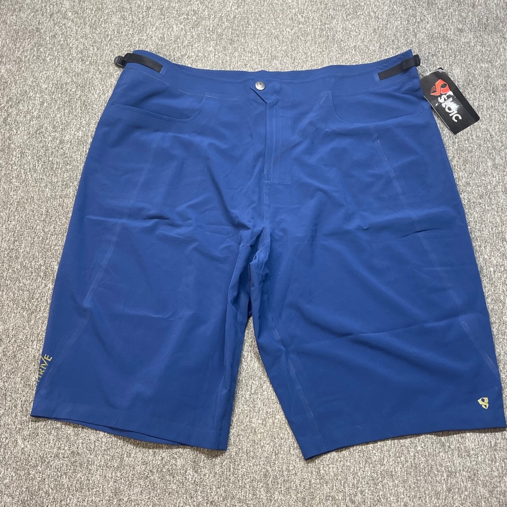 Stoic Thrive Mens Blue Mountain Bike Shorts XXL Adjustable Waist MTB Cycling
